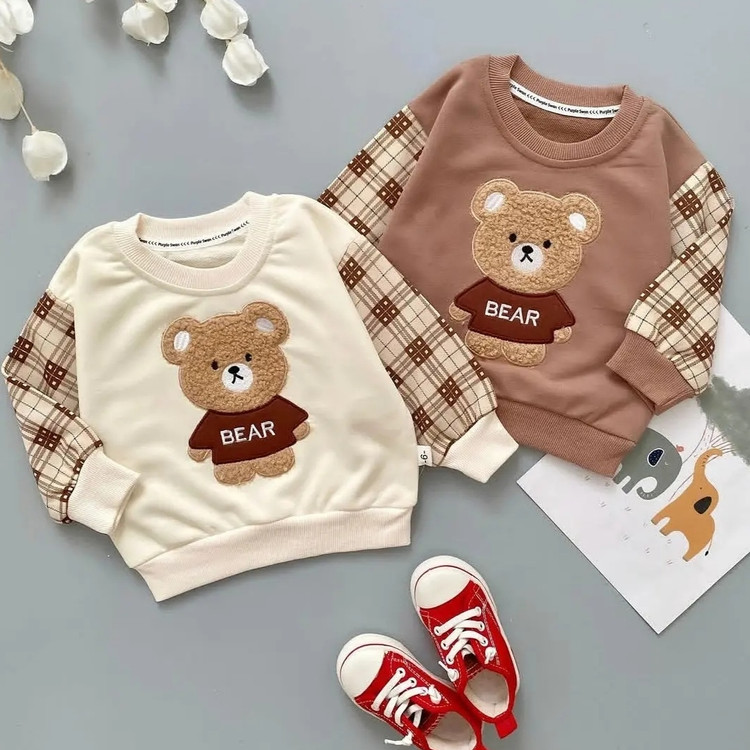 بلوز تک تدی بچگانه وارادتی اورجینال سایز 2 تا 4 سال